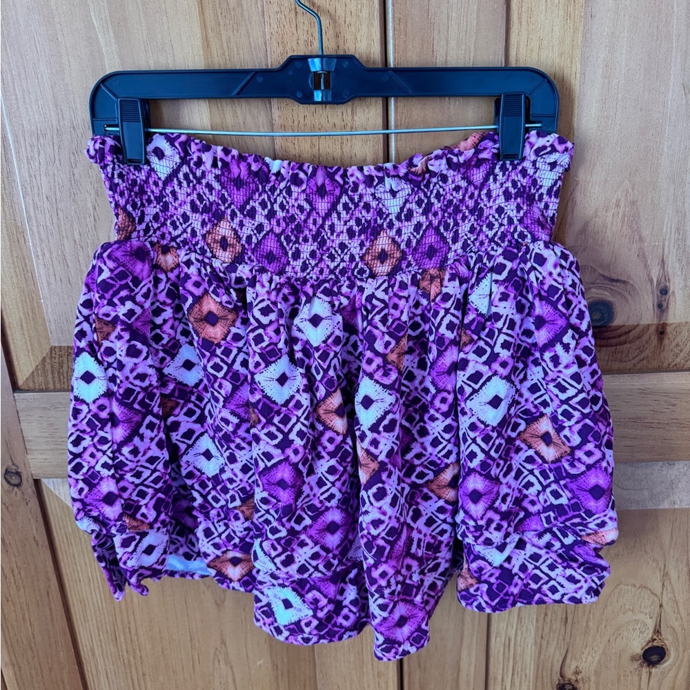 INC International Concepts Pink and Orange Skirt